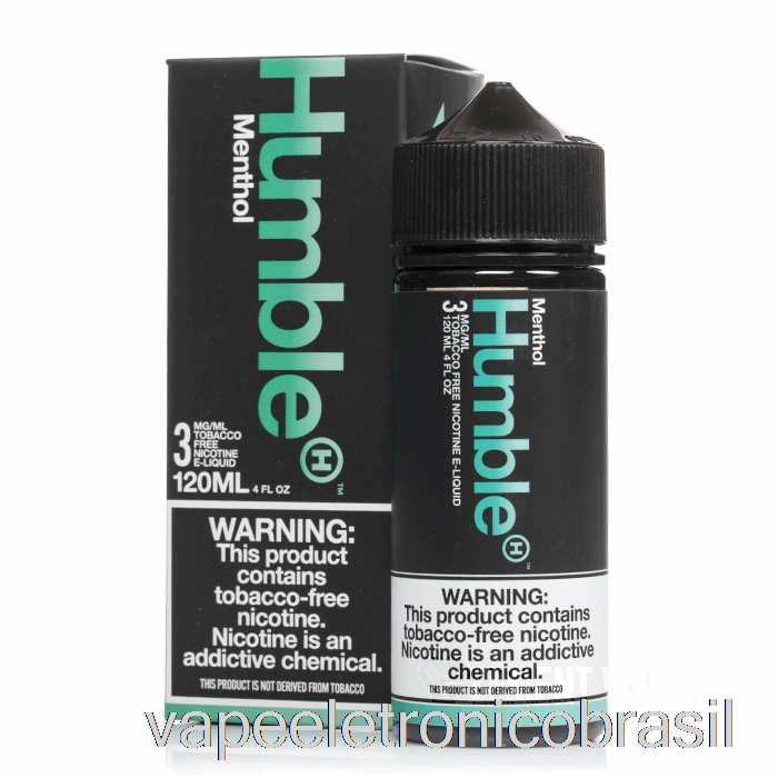 Vape Recarregável Mentol - Humilde Suco Co. - 120ml 3mg